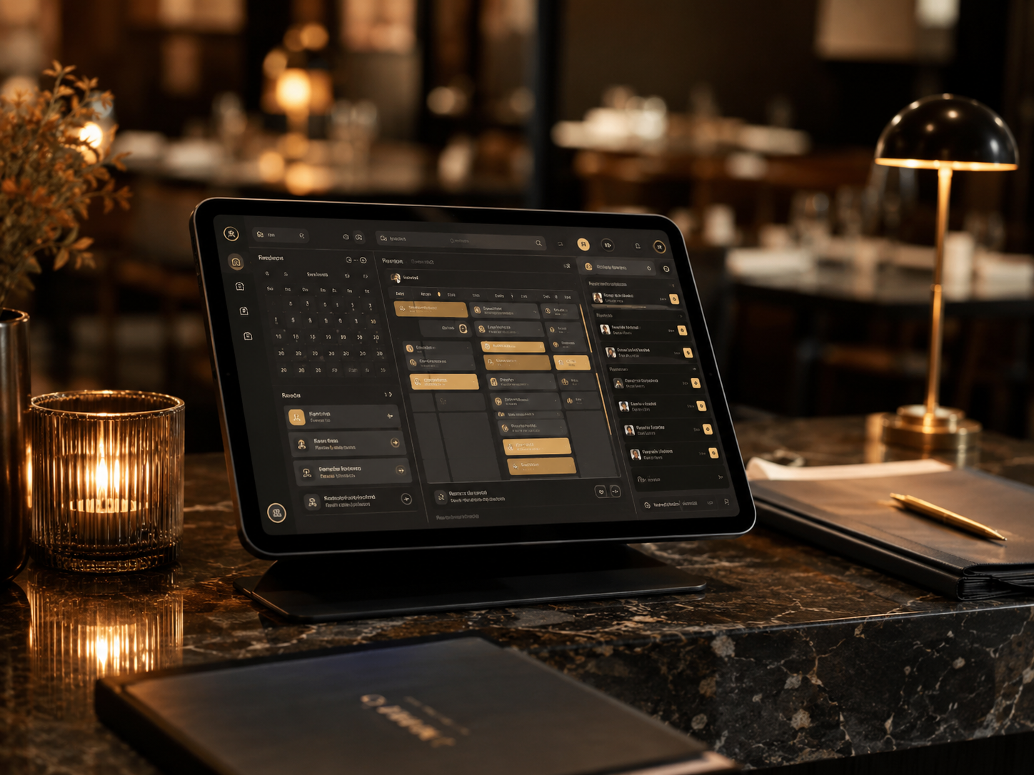 Visualisierung eines Reservierungssystems für ein Restaurant